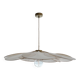 Suspension florale coton et rotin - suspension fleur.
