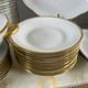 45-piece table service in Limoges porcelain, 20th century
