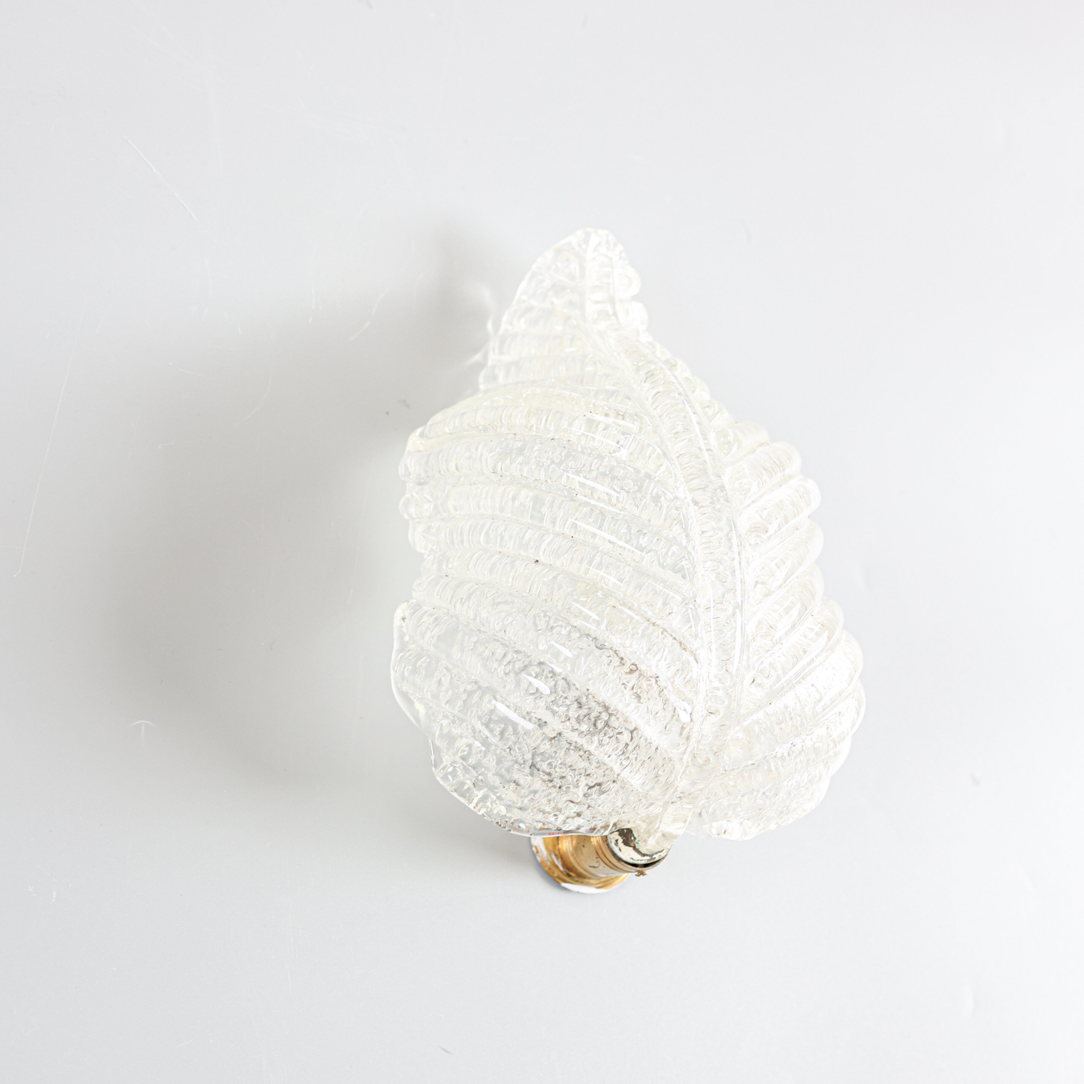 Vintage sconce by Barovier & Toso, 1940s.