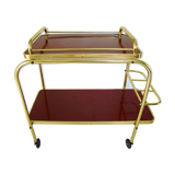 Vintage dessert with serving tray