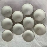 10 Boch coffee bowls (Belgium)