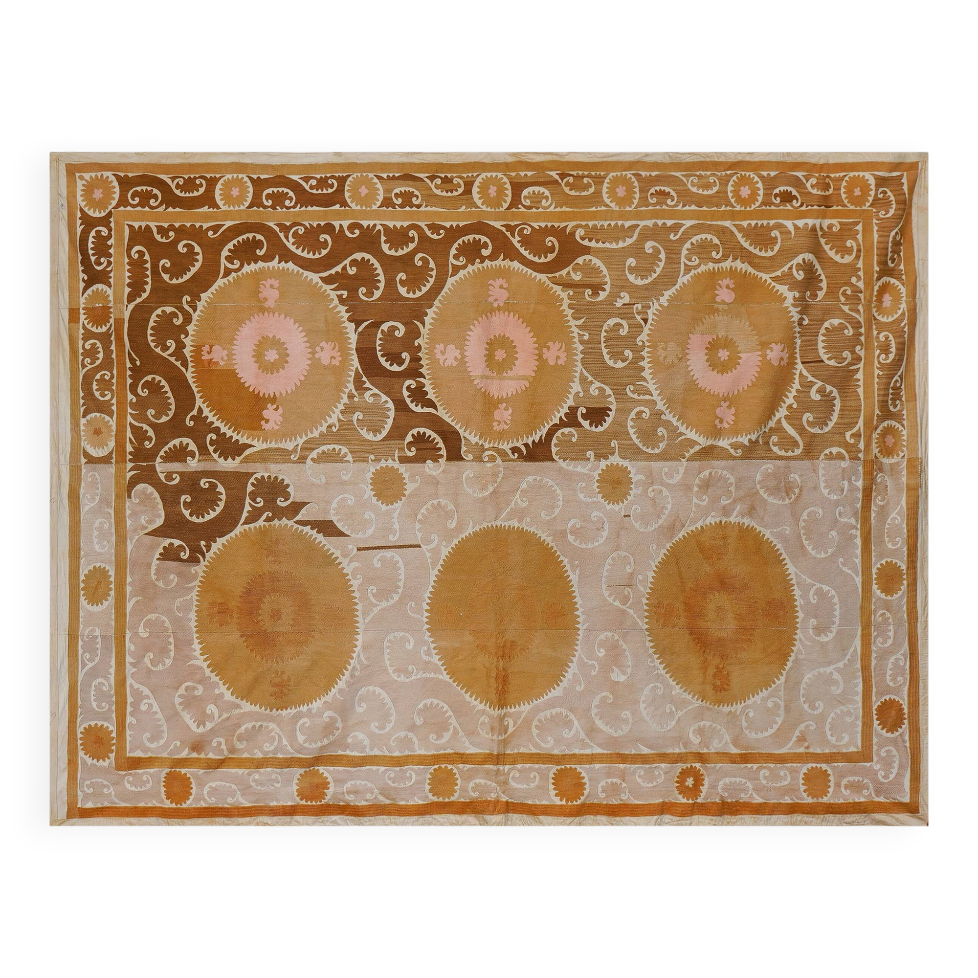 Hand-knotted rug, vintage Turkish rug 260x330 cm