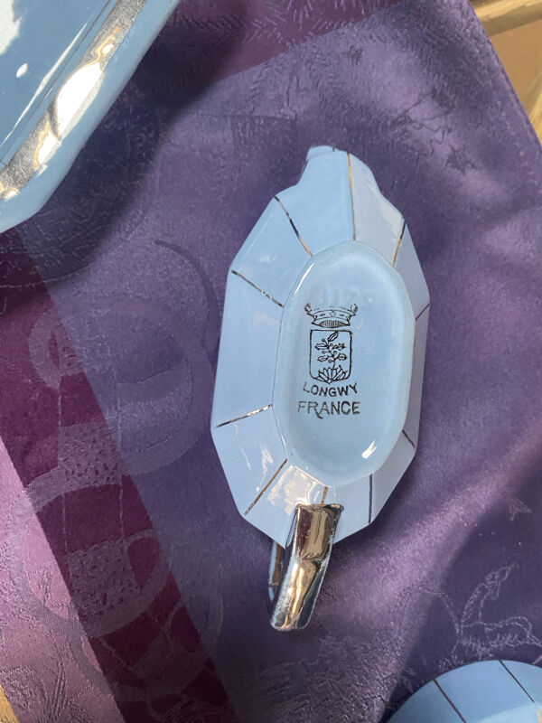 Service à thé Art Déco estampillé Longwy