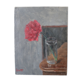 Oil on panel with Philippe Bontet carnation