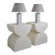 Pair of lamps by Barbier, 1960.