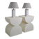 Pair of lamps by Barbier, 1960.