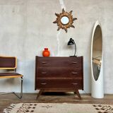 Commode vintage pieds compas