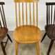 4 Scandinavian chairs with bars from the 60s