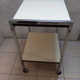 Vintage trolley on wheels