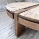 Table basse Roger Capron « grain de café »