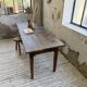 Table de ferme chêne 1950 pieds fuseaux