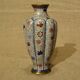 Asian vase in walled brass