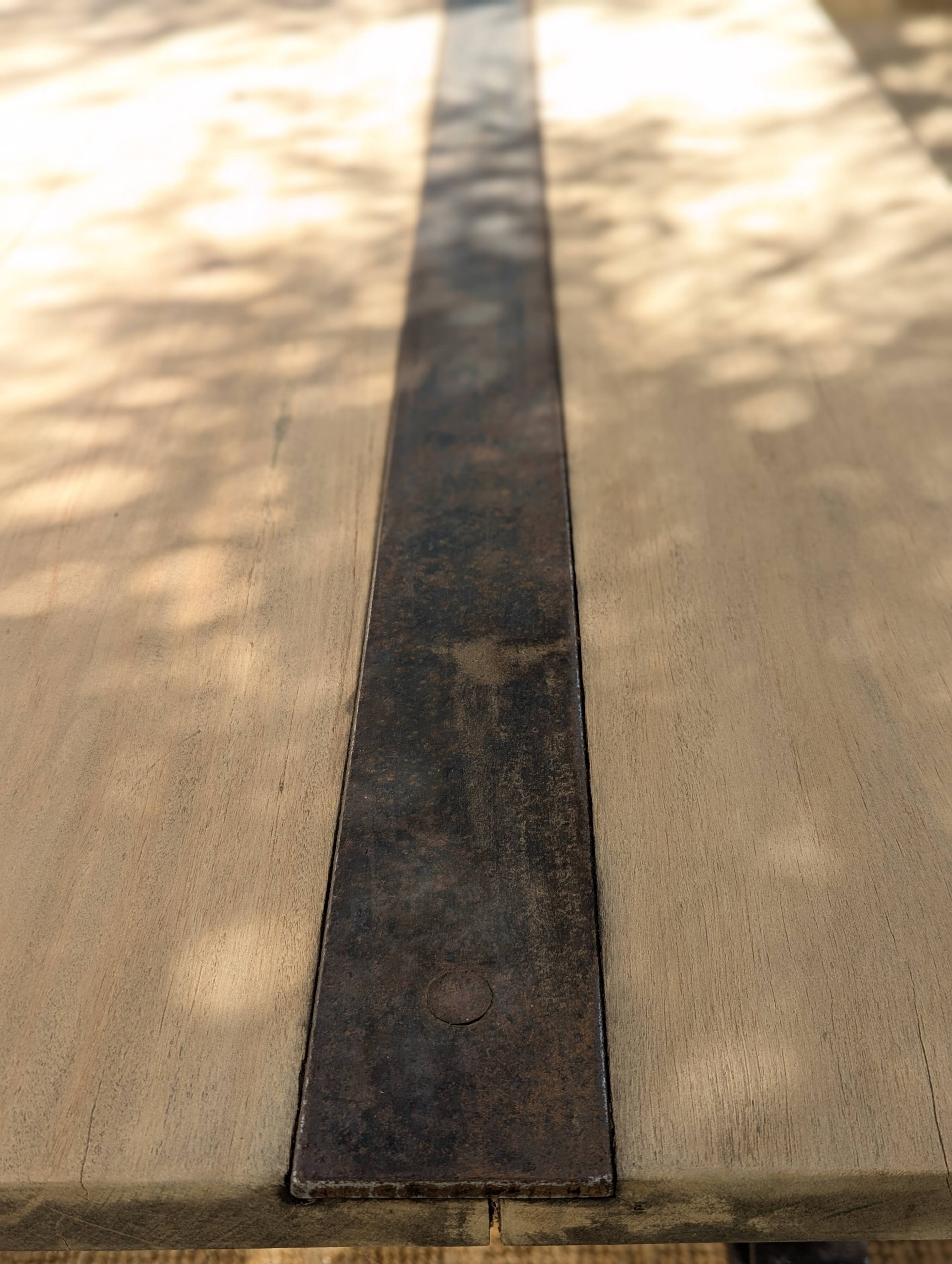 Table set, stools and benches