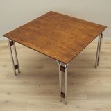 Table basse en noyer, Italie années 1970