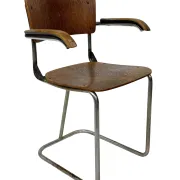 Vintage Plywood bauhaus style dining chair desk chair 50's Design