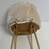 Vintage 1960 moumoute armchair chair