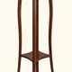 Victorian English two-tier stand in solid wood.