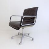 Wilkhahn Delta 2000 leather office chair by Delta Design