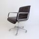 Chaise de bureau en cuir Wilkhahn Delta 2000 par Delta Design