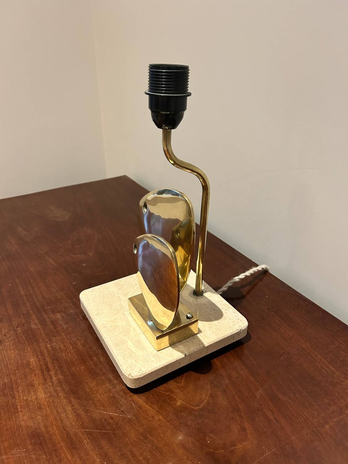 Brass fish lamp by somchai, hattakitkosol