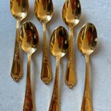 Vintage golden teaspoons