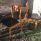 Paire de chaises scandinaves noires