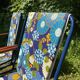 Chaises de camping pliantes années 70 , chaises de jardin