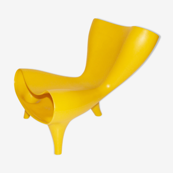 Yellow Orgone Chair by Marc Newson