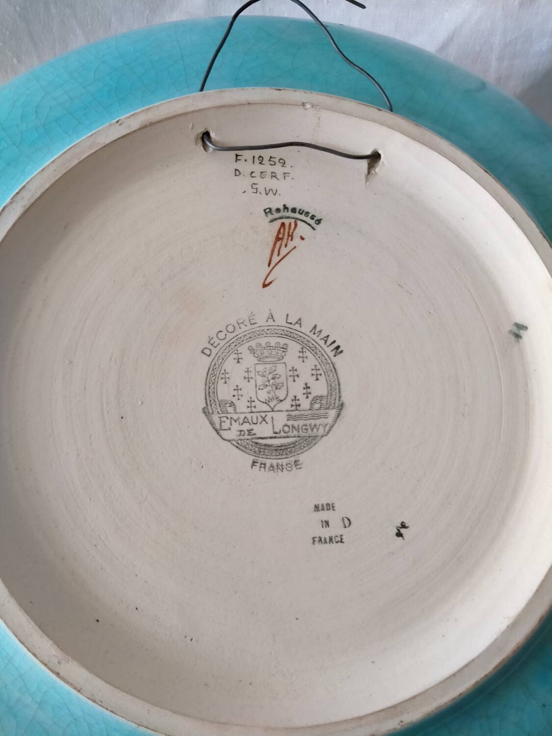 Large Longwy Dish