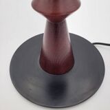 Luminor lamp base in vintage metal and wood