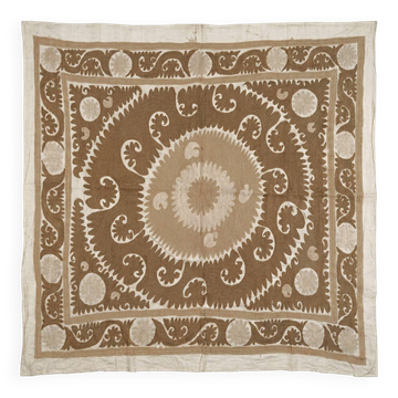 Vintage hand-embroidered tablecloth 144x170 cm
