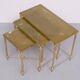 Hollywood Regency Maison Jansen style Brass nesting tables France