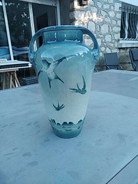 Vase type amphore K&G début 20e