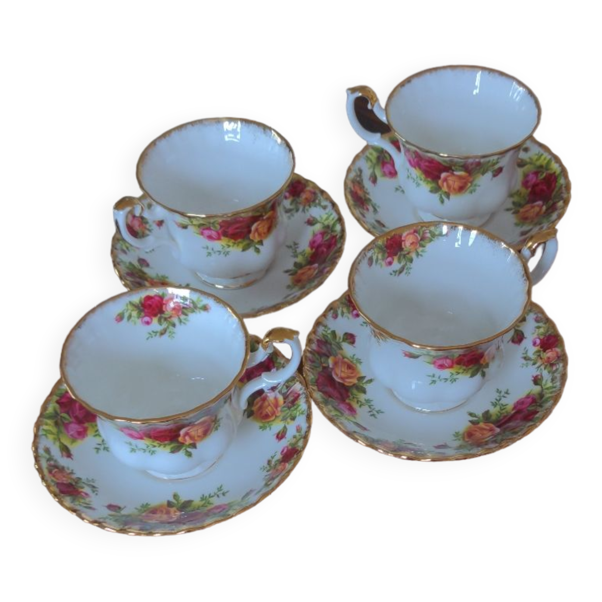 Set of 4 coffee cups