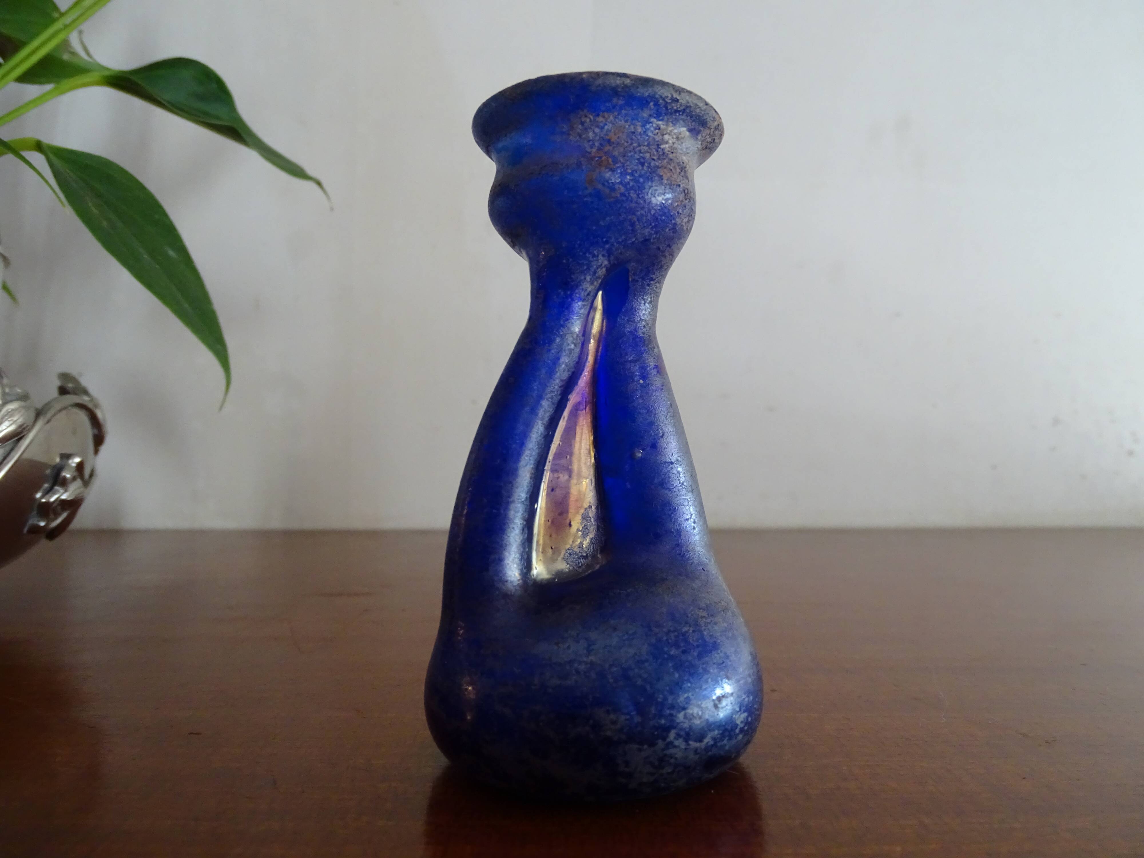 Vase Scavo Seguso Vetri d'Arte Murano iridescent glass 1950