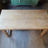 Solid oak farmhouse table