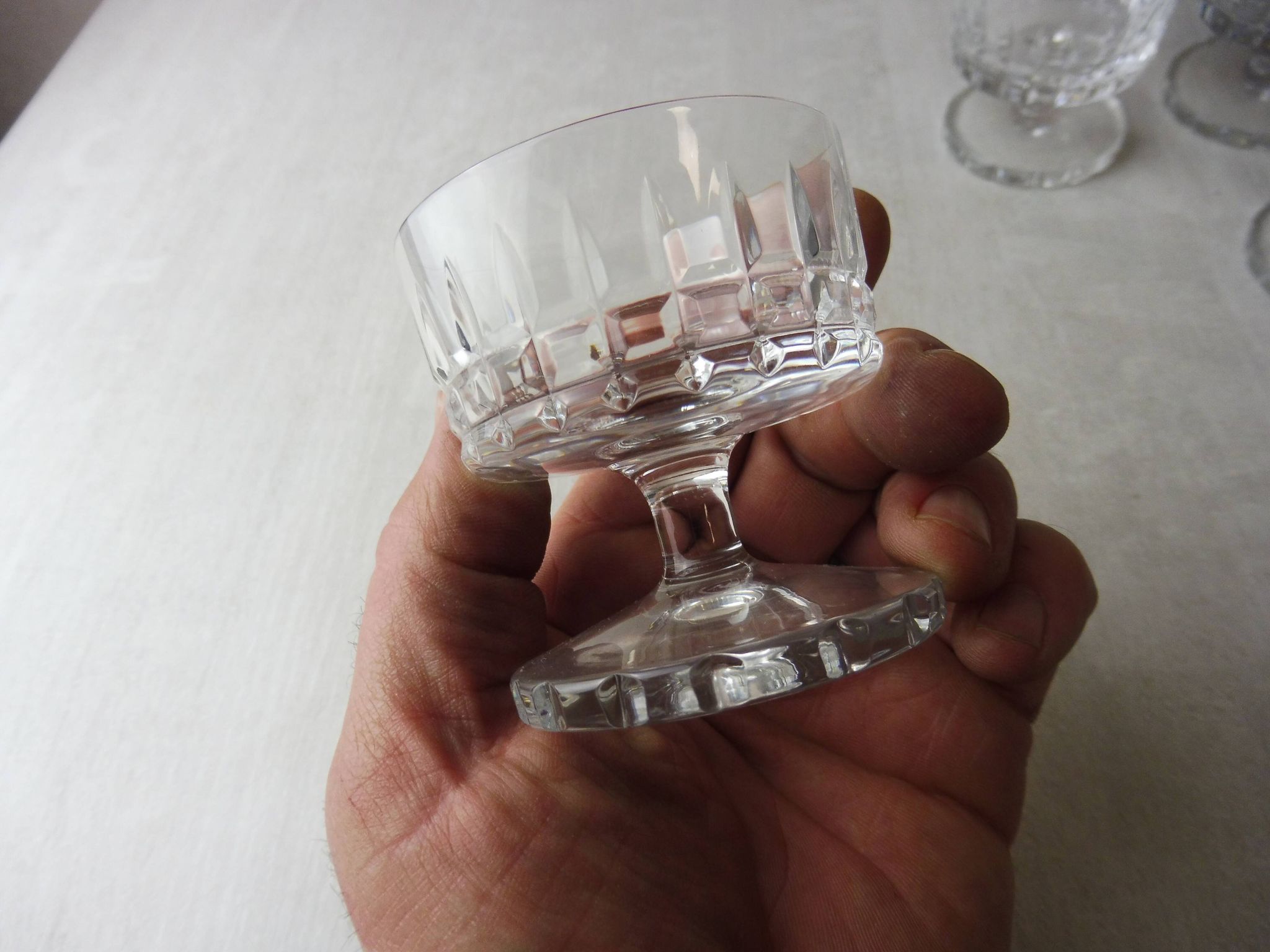 Lot 6 verres, modèle royal, cristal taillé, de Villeroy & Boch
