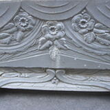 Planter aluminum art deco style