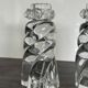 Pair of signed Baccarat Aladin candlesticks
