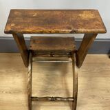 Small folding step stool from the 19th century