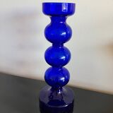 Vintage cobalt blue glass vase