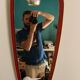 Mirror symmetrical 60's Red 82x37cm