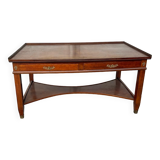 Table de bibliothèque à système de crémaillère en acajou de style empire d’époque xxème siècle