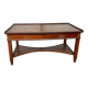 Empire style mahogany rack system library table from 20th century period