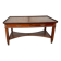 Empire style mahogany rack system library table from 20th century period