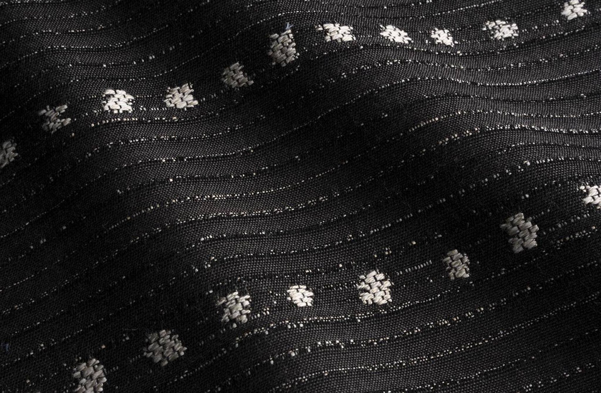 Mid Century Heart Chair in Black Perennials Dotty Fabric, Europe, 1960s