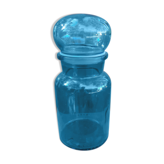 Vintage glass jar 70s