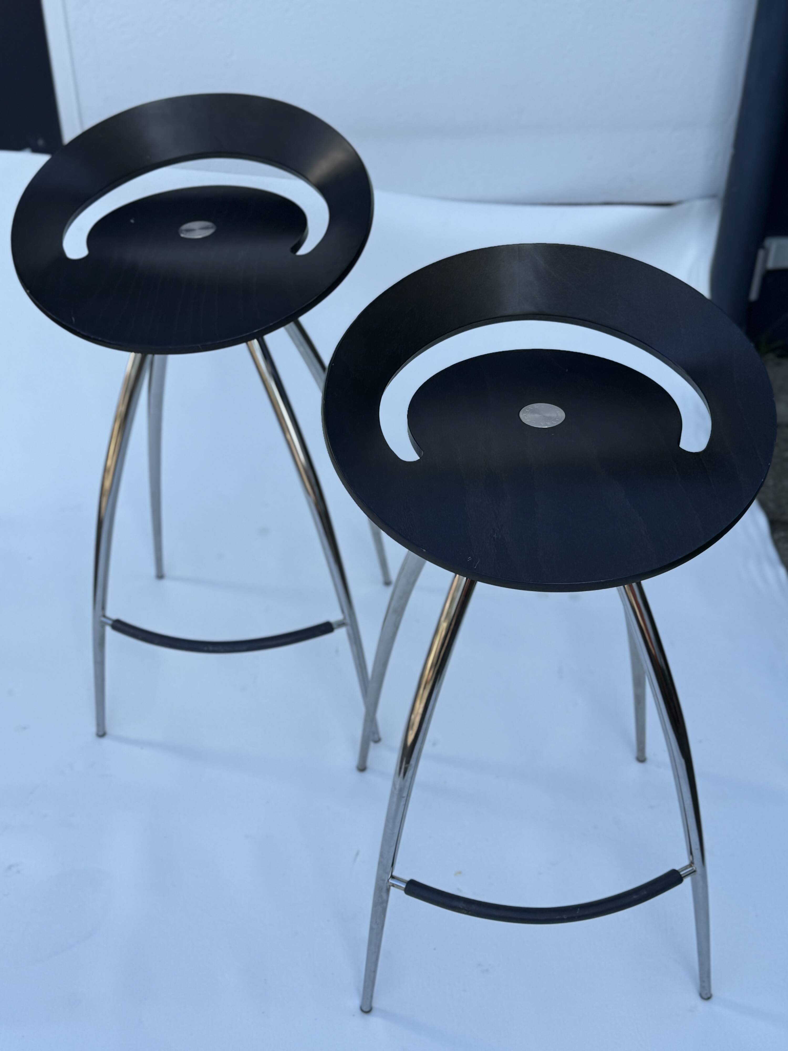 Pair of Sigurdur Thorsteinsson Lyra Barstools