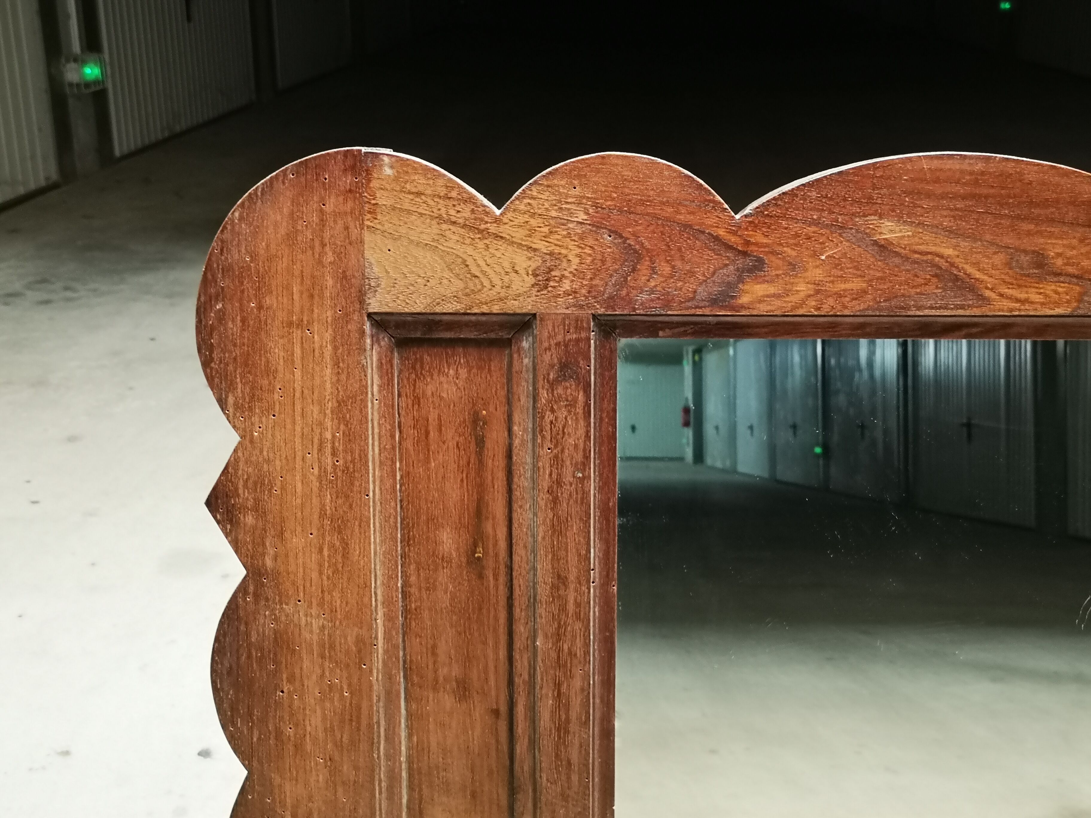 Vintage wooden mirror 170cm x 82.5cm