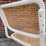 Set of 4 Cesca b32 model chairs in white